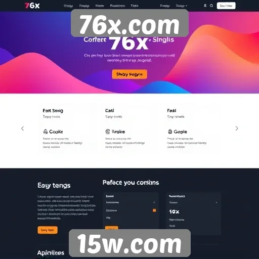 Avaliação da interface de usuário do site 76x.com